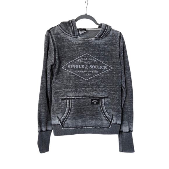 Jack Daniel's Faded Grey Every Drop from a Single Source Hoodie. Women's Medium - Picture 1 of 10